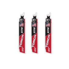 Milwaukee 48-00-6351 6in Reciprocating Saw Blade 10 TPI TORCH NITRUS 3PK