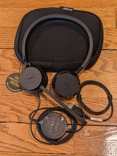 Jabra Evolve 30 II Przewodowy podwójny nauszny stereofoniczny zestaw słuchawkowy USB Mikrofon z redukcją szumów NOWY