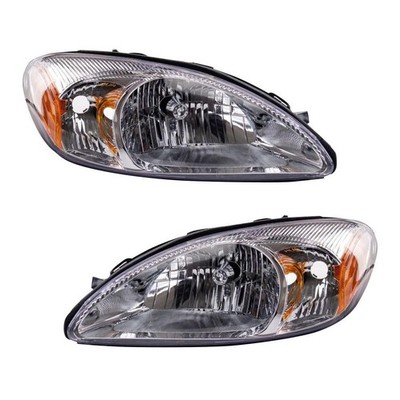 Headlight Set 2pcs Halogen for Ford Taurus 2000-2007 1F1Z13008AB