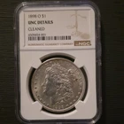 1898 New Orleans Morgan $1 Silver Dollar NGC UNC Details 6509454-001