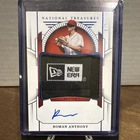 2024 Panini National Treasures Roman Anthony Autograph 5/5 Red Sox PMS-RA