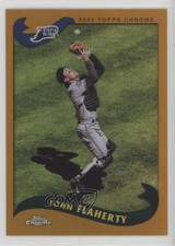 2002 Topps Chrome Gold Refractor John Flaherty #154 0b3