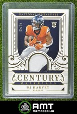 RJ R.J. Harvey RC 2025 Panini National Treasures 48/49 Century Patch Gold