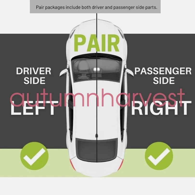 Juego de faros laterales izquierdo y derecho para 13-15 Mercedes Benz GLK250 GLK350 sin bombilla Foto 2 de 4