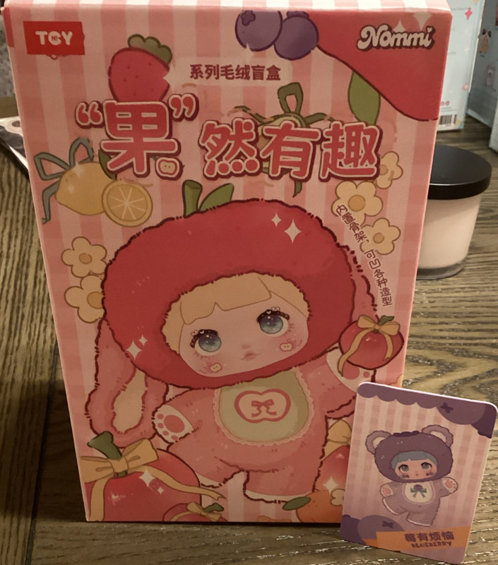 Nommi Fruit Series Blueberry Blind Pack Blind Box Collectible Figure