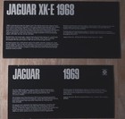 2 Jaguar XK-E Coupe, Roadster, & 2+2 Folders for US Market, 1968 & 1969. — photo 1