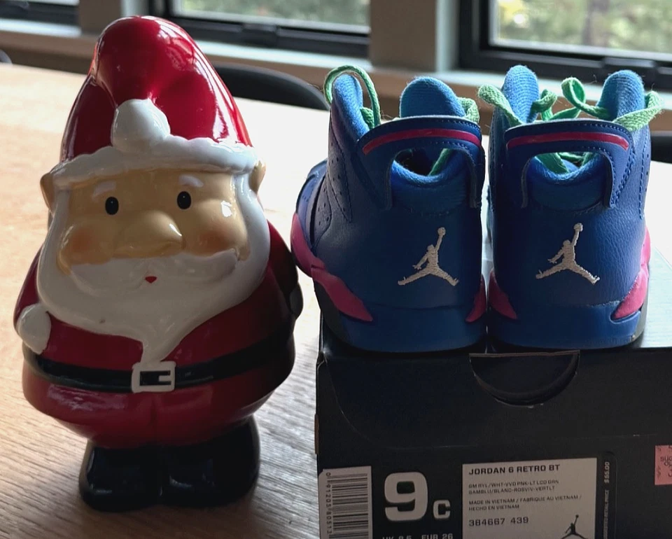 Air Jordan 6 Retro BT "Game Royal" Bebé Niño Talla 9c Foto 4 de 4