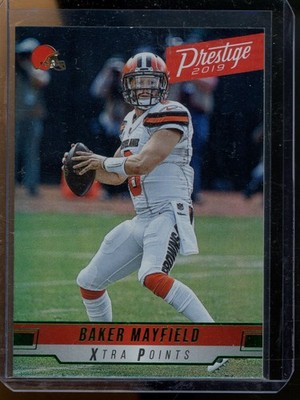 2019 Panini Prestige Baker Mayfield Xtra Points Green Cleveland Browns #35