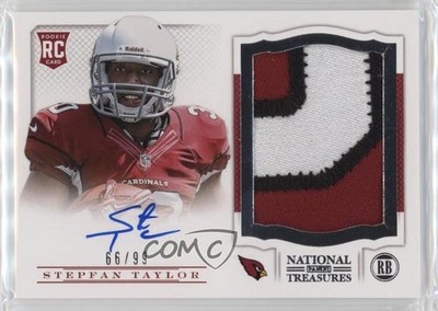 2013 Panini National Treasures 66/99 Stepfan Taylor #234 Rookie Auto RC 06yt