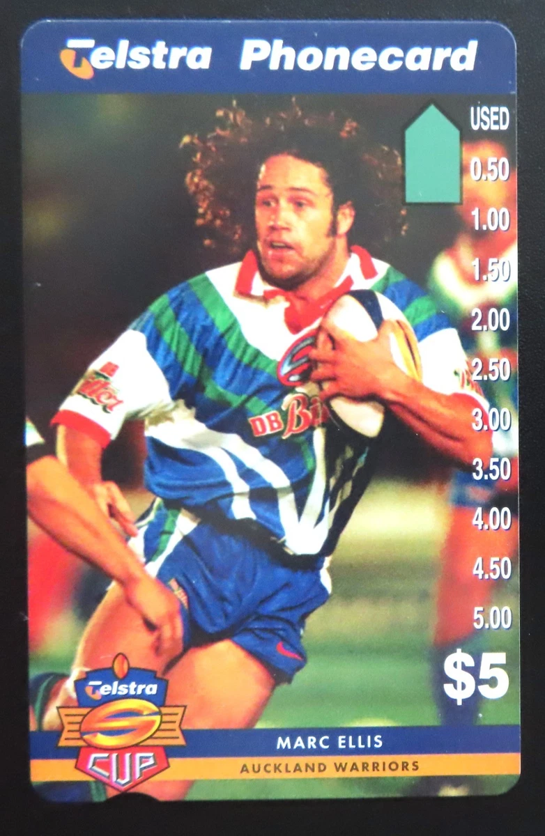 Telstra RUGBY MINT $5 MARC ELLIS from the 1000 PRINT