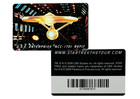 OBO🚀STAR TREK THE TOUR USS ENTERPRISE NCC-1701-D REFIT Tour Plastic Access Card — photo 1
