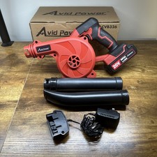 AVID POWER 20V Cordless Job site Blower ACVB326 Battery Operated Blower WORKS