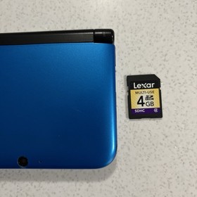Nintendo 3DS XL Blue Black 4GB SPR-001 Tested