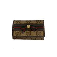 Gucci Key Case GG Stainless Steel Allover Pattern