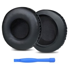 Replacement Ear Pads for Skullcandy Hesh/Hesh 2 - Protein Leather Black