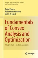Fundamentals Of Convex Analysis And Optimization Rafael Correa