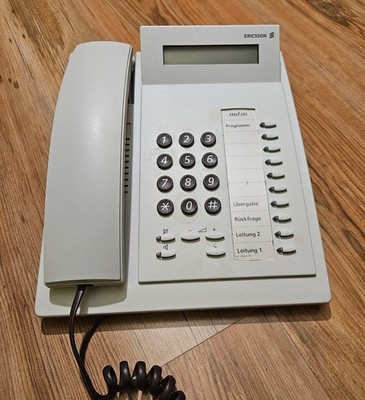 Ericsson Dialog 202  DBC 202 Festnetztelefon Büro Lautstärkeregelung POE White