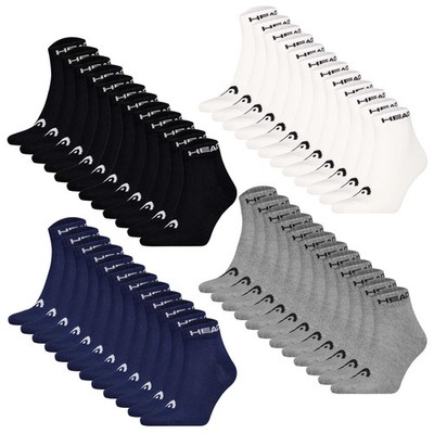HEAD Unisex Quarter Socken, 12er Pack - Elements All Sport Quarter, Logo, ein...