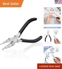 Multi-Functional Jewelry Making Pliers - 6 Sizes and Rubber Grip for Comfort