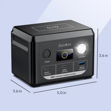 100W Portable Power Station, 96Wh Small Generator 30000mAh