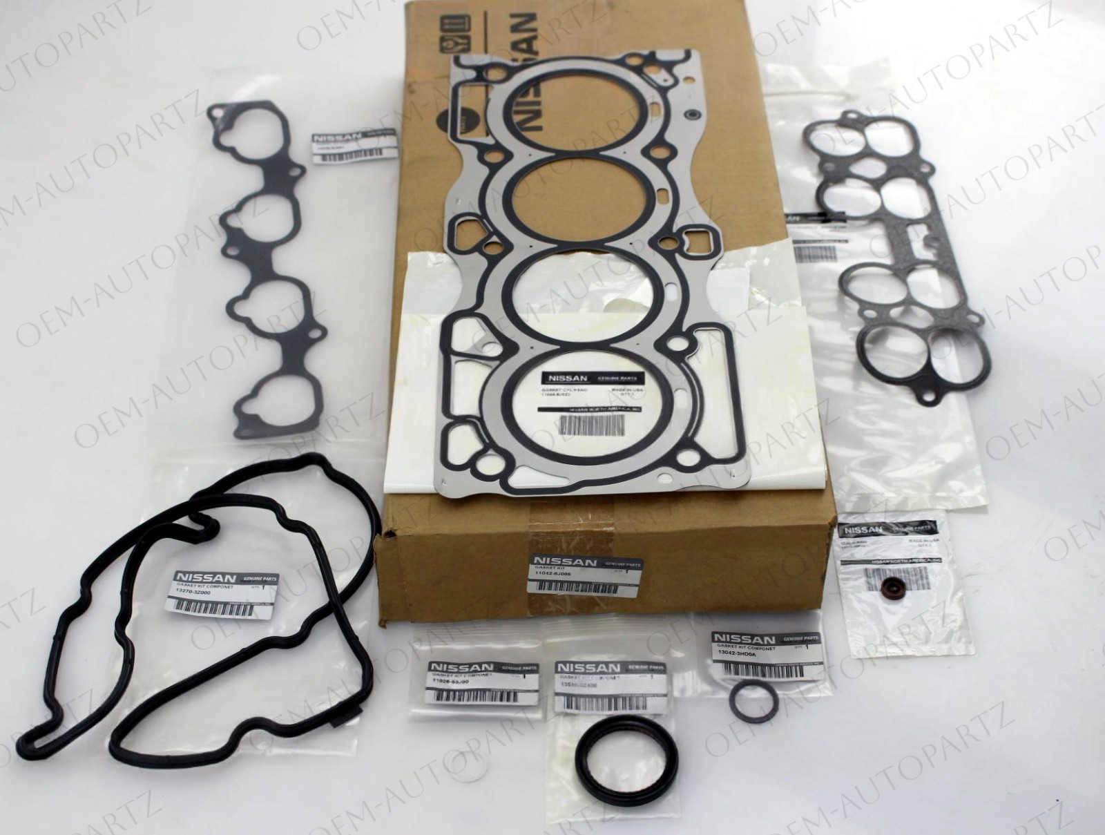 11042-8J085 Nissan Genuine Valve Regrind Gasket Kit 110428J085 OEM New