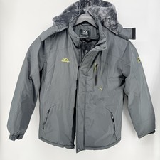 TACVASEN Jacket Mens Medium Winter Fleece Lined Water Resistant Ski Snow Parka