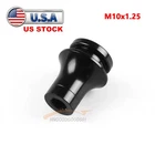M10X1.25 Shift Knob Boot Retainer Adapter for Manual Gear Shifter Lever Black