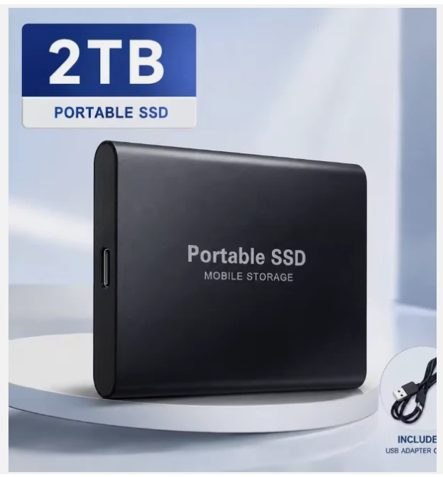 1TB-16TB External SSD Portable Hard Drive USB 3.1 Type-C Fast Storage ...