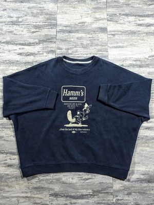 vintage 90s Hamm's Beer Sweater Crewneck Boxy