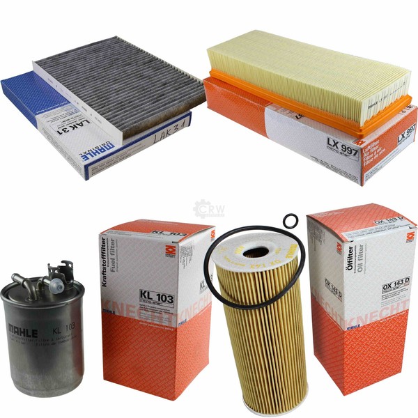 Mahle Kraftstofffilter KL 103 Innenraum LAK 31 Luft LX 997 ÖLfilter OX 143D-image