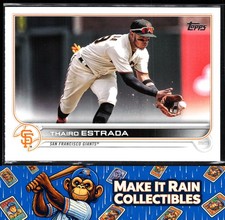 Thairo Estrada 2022 Topps Update #US273 San Francisco Giants Baseball