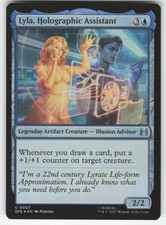 Lyla, Holographic Assistant 7 Foil MTG Marvel's Spider-Man: Eternal-Legal NM