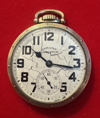 Hamilton 992B Railway Special - running – 16s, 21 Jewels, 10K GF factory case