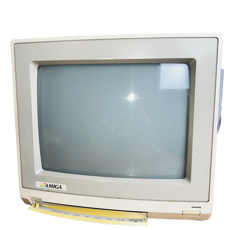 Vintage Commodore Amiga Video CRT Computer Monitor Model 1080 VERY RARE - READ