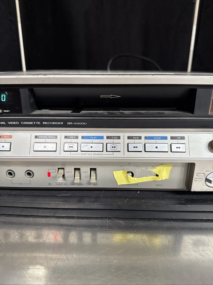 JVC BR-6400U Professional VHS Video Cassette Recorder VCR - Image 3 of 4