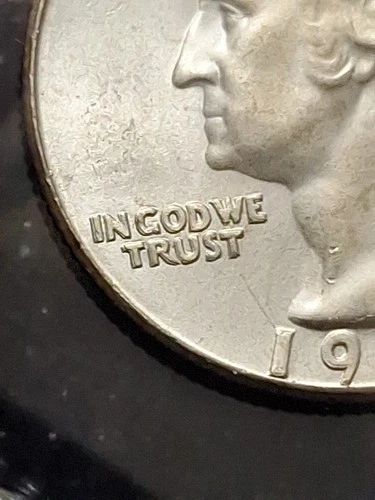 1963 DDO FS-101 Washington Quarter, Doubled Die/Struck Thru 25C - Uncirculated