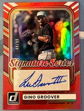 GINO GROOVER 2026 PANINI DONRUSS BASEBALL RED SIGNATURE SERIES SP #SS-GG #40/99