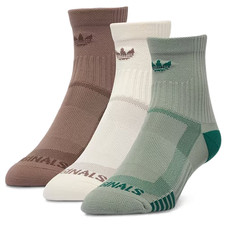 adidas Originals Trefoil Socks Mens Large 3 Pairs High Quarter Men s Size 8-12