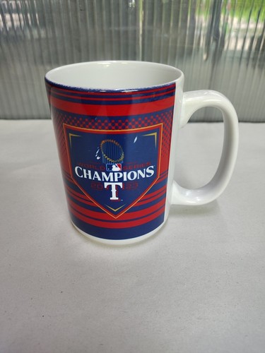 2023 World Series Champions Texas Rangers V2 White 15 oz Ceramic Coffee Mug Cup