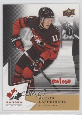 2020 Fall Expo VIP Team Canada Juniors Red /100 Alexis Lafreniere Lafrenière 2o6