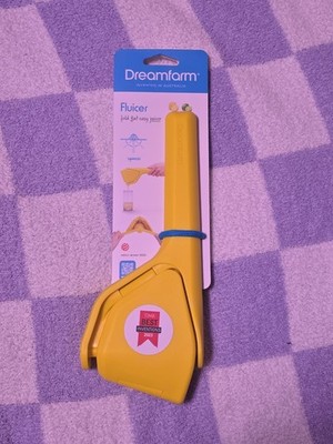 Dreamfarm Fluicer Fold-Flat Manual Citrus Juicer/Squeezer Yellow Lemon/Lime NEW