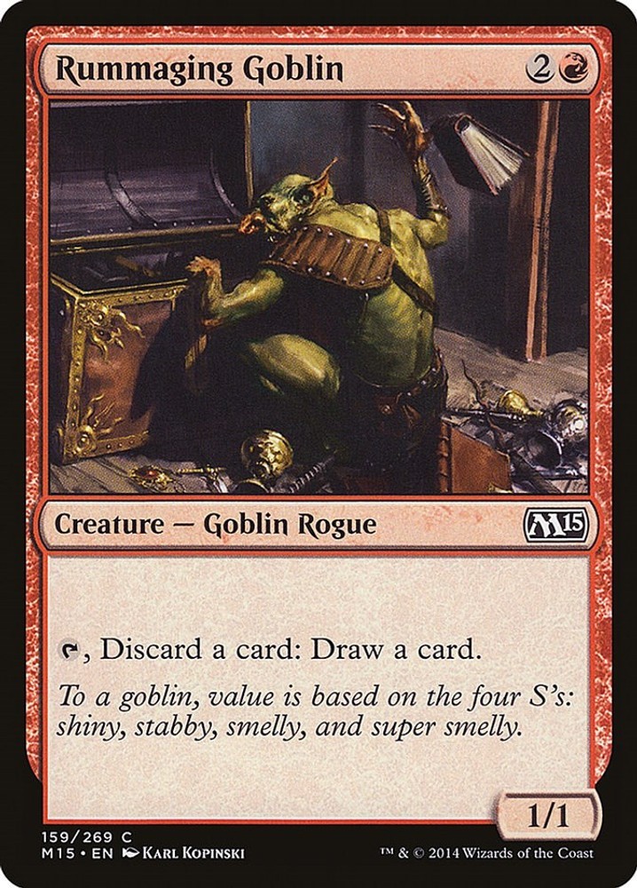 NM - Rummaging Goblin [M15 - 159]