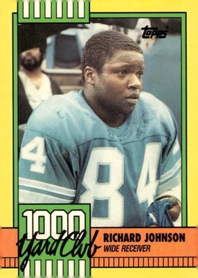 1990 Topps 1990 Topps - 1000 Yard Club #22 Richard Johnson Detroit Lions