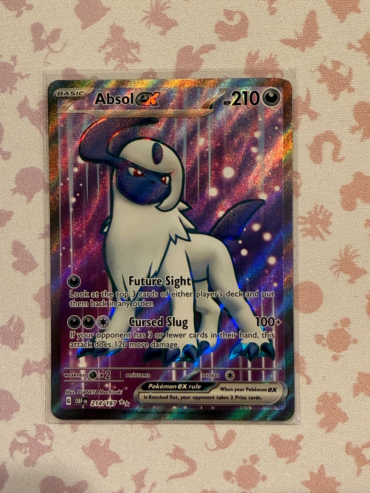 Absol ex 214/197 SV03: Obsidian Flames Holo - NM