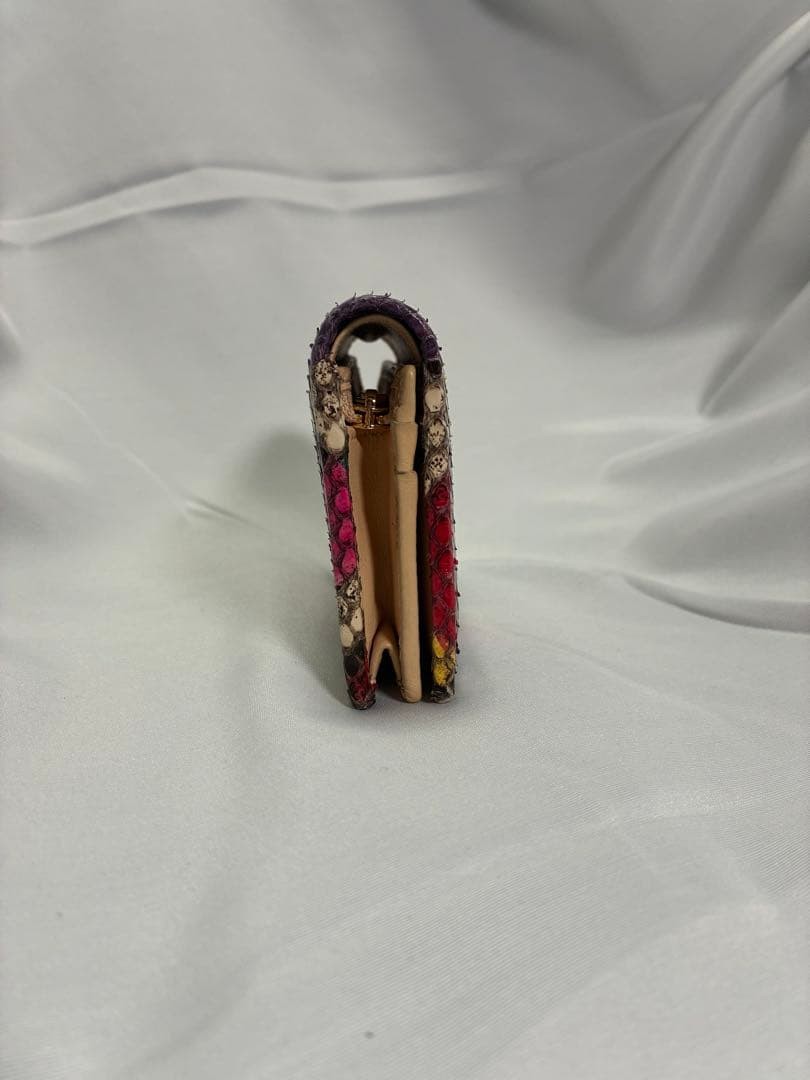 Gucci Python Double G Small Bifold Wallet Multico… - image 6