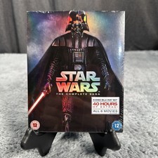 Star Wars: The Complete Saga Episodes Blu-ray Region Free 6 Movies, 9 Disc Set