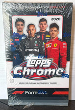 2020 Topps Chrome Formula One F1 Factory Sealed Hobby Box