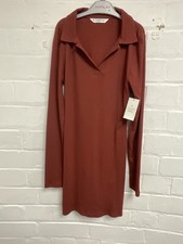 Girls Candy Couture Berry Ribbed Collar Dress Age 13  Brand New With Tags