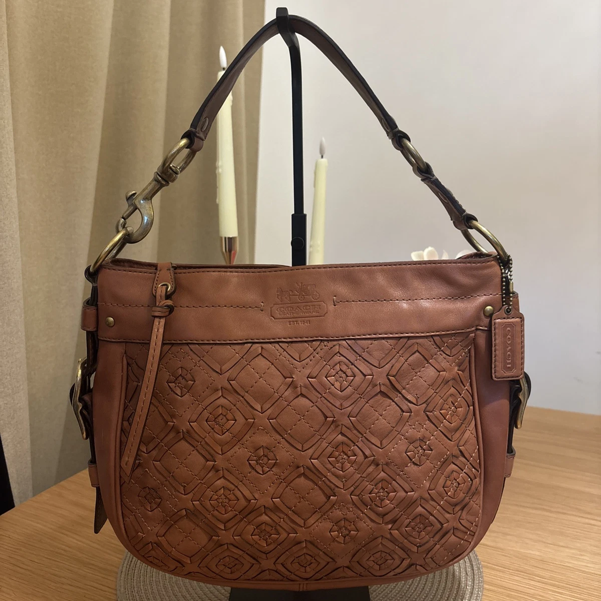 Coach Zoe Hobo Handbags & Bags Leather Exterior for Women for sale