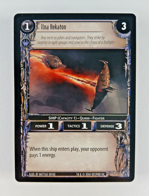 Ilna Hekaton #235 - Incursion, Wars TCG card (2004 Decipher) 1C235